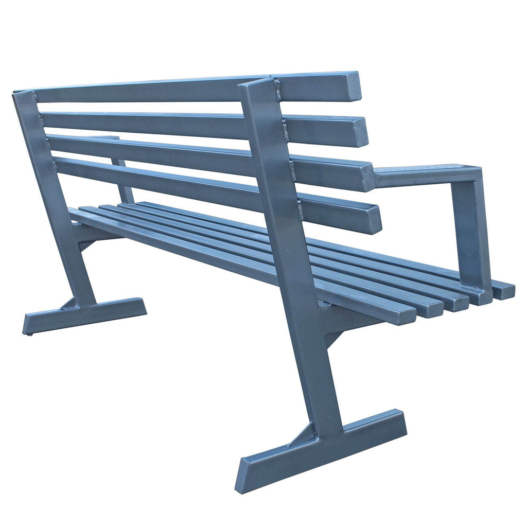 Escaño Antivandalico Brazos 180 cm - playplaza.uy