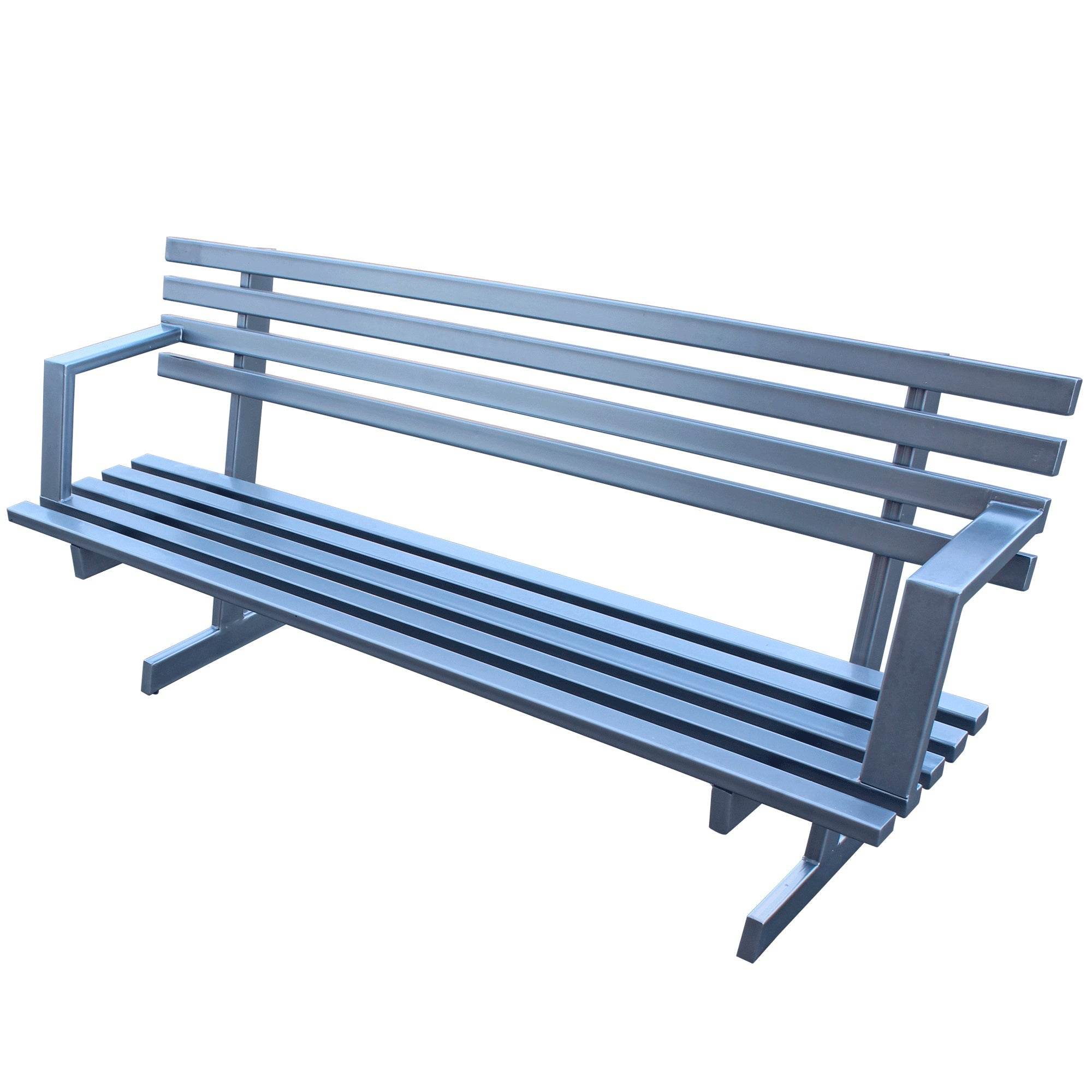 Escaño Antivandalico Brazos 180 cm - playplaza.uy