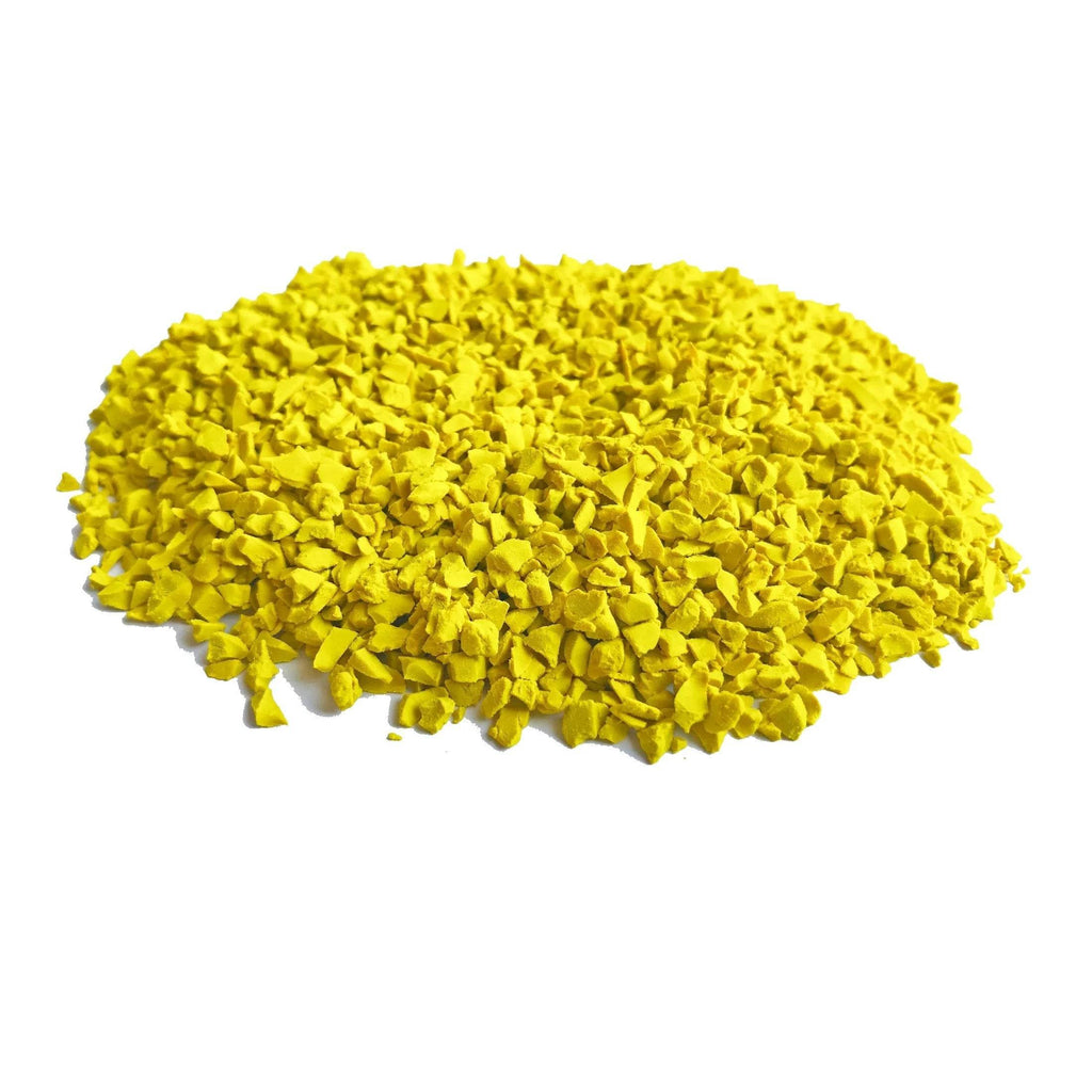 Saco Granulo EPDM Amarillo Bolsa 25 KGs - playplaza.uy