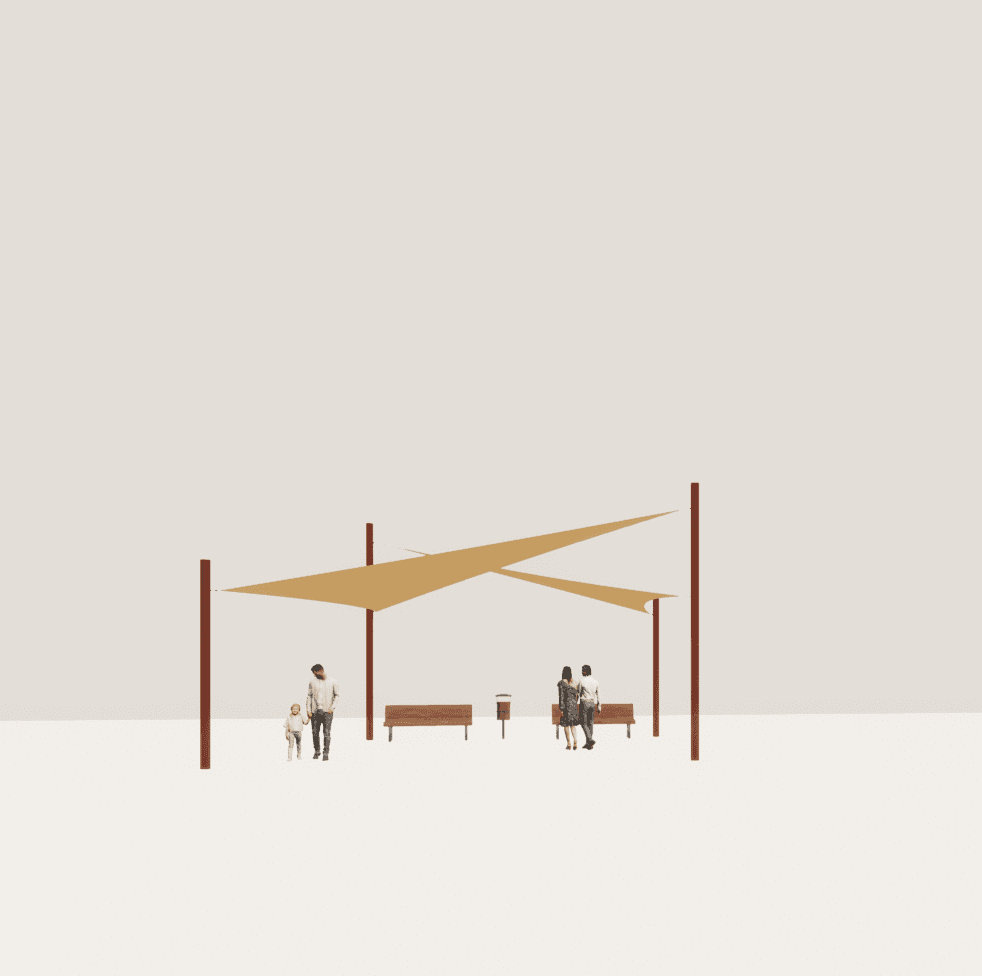 Toldo Vela 6x6 m - playplaza.uy