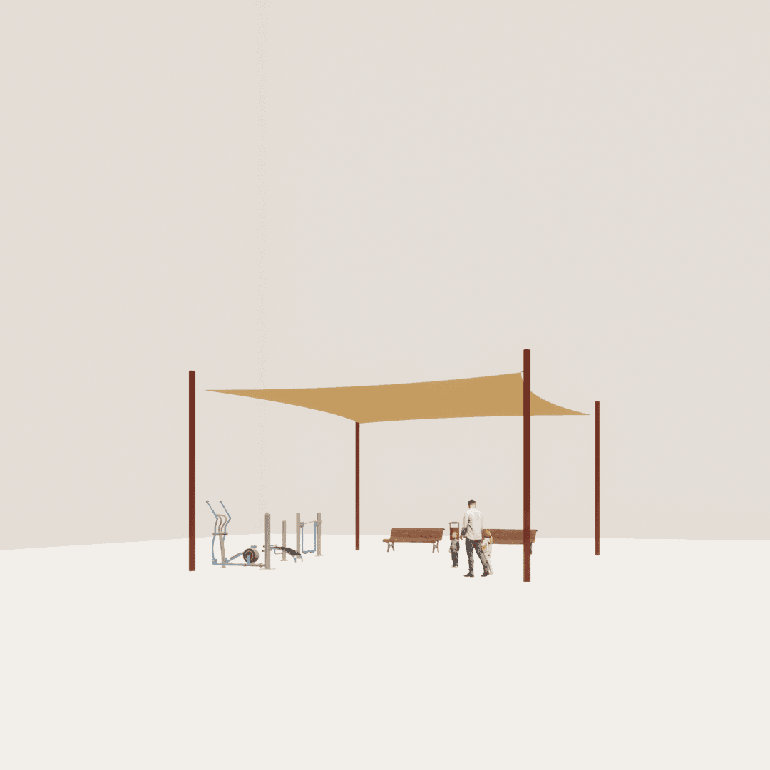 Toldo Vela 9x7 m - playplaza.uy